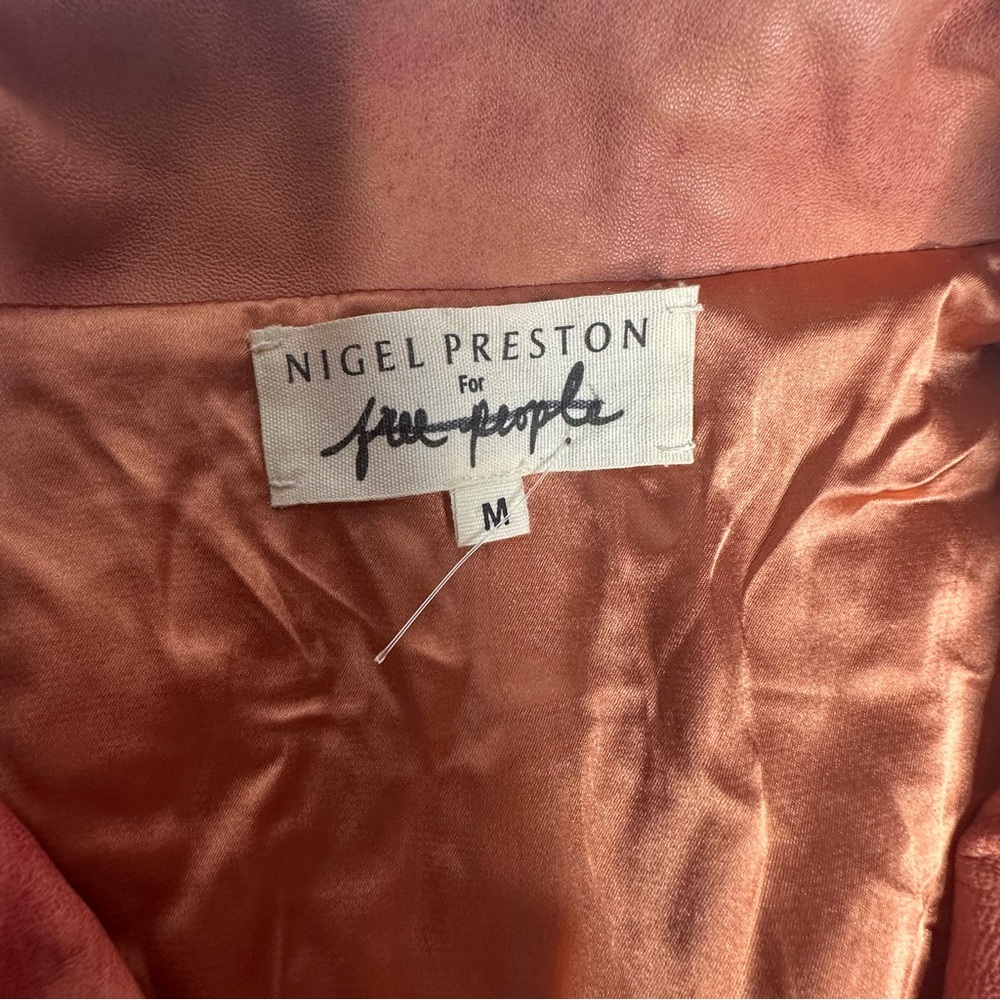 NEW Nigel Preston for Free People Little Heart Bolero Lambskin Leather Jacket m - Picture 13 of 13
